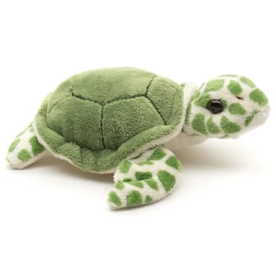 Afbeelding van Uni Toys pluche dier zeeschildpad, 16 cm lang, schildpad, knuffeldier