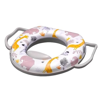 Afbeelding van Lorelli Soft Training Seat Animals Grey Toiletverkleiner 1013068 0010