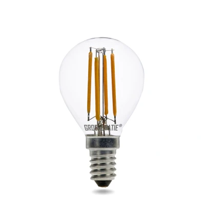 Afbeelding van E14 LED Filament Kogellamp 4W Extra Warm Wit Dimbaar
