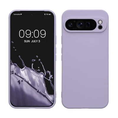 Afbeelding van kwmobile telefoonhoesje geschikt voor Google Pixel 9 Pro XL Hoesje smartphone Precisie camera uitsnede TPU back cover in lavendel