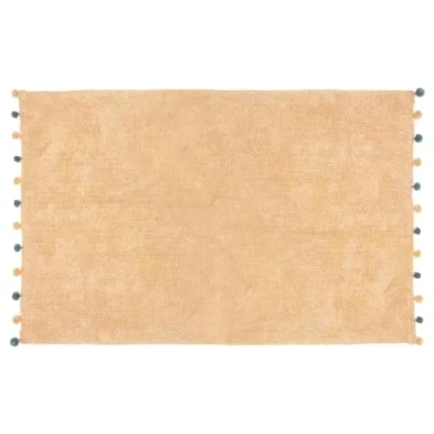 Afbeelding van Kinderkleed met pompons, 100 x 150 cm