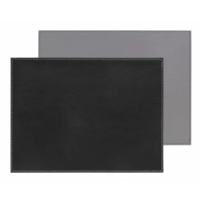 Afbeelding van FreeForm, rechthoekige omkeerbare placemat, zwart grijs, 40 x 30 cm