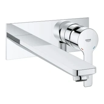 Afbeelding van Grohe Lineare New afdekset 2 gats wastafelkraan Chroom