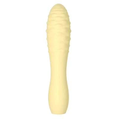 Afbeelding van Cuties Klassieke Vibrator Geel GRATIS TOY bij iedere bestelling v.a. 40,