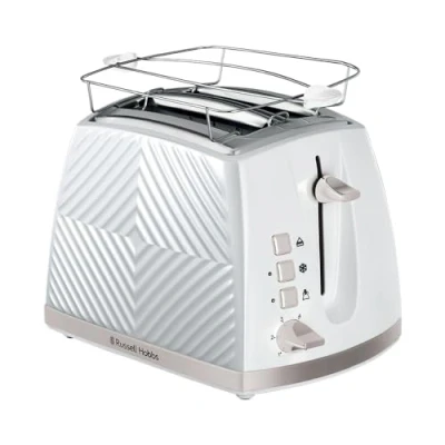 Afbeelding van Russell Hobbs Groove Broodrooster Wit 26391 56