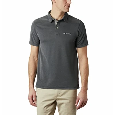 Afbeelding van Columbia Nelson Point™ Polo Shirt Heren Zwart Maat XS