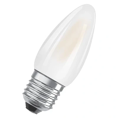 Afbeelding van OSRAM 4058075654457 LED lamp Energielabel E (A G) E27 Kaars 4 W = 40 Neutraalwit (Ø x h) 35 mm 1 stuk(s)