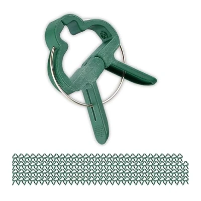 Afbeelding van Relaxdays plantenclip 120 stuks tomantenclips plantenklemmen tomantenklemmen tuin