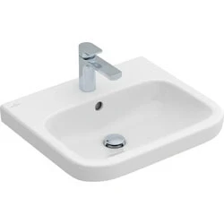 Afbeelding van Villeroy en Boch Architectura wastafel 55x47cm met kraangat overloop wit