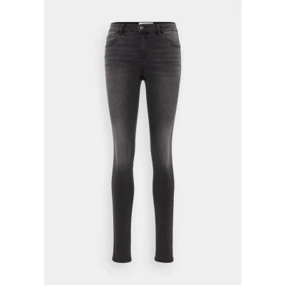 Afbeelding van Noisy May Nmjen Shaper Jeans Skinny Fit, Dames, Maat: 24x30, Dark grey denim