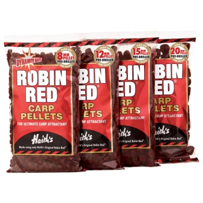 Afbeelding van Dynamite Carp Pellets &#039;Robin Red&#039; 8mm (900g)