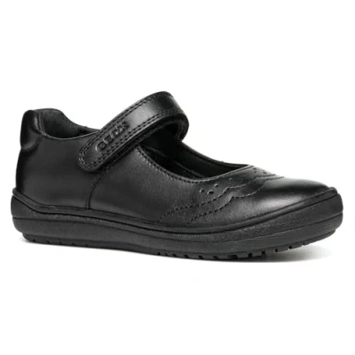 Afbeelding van Geox J Hadriel Girl A platte ballerina&#039;s voor meisjes, zwart.