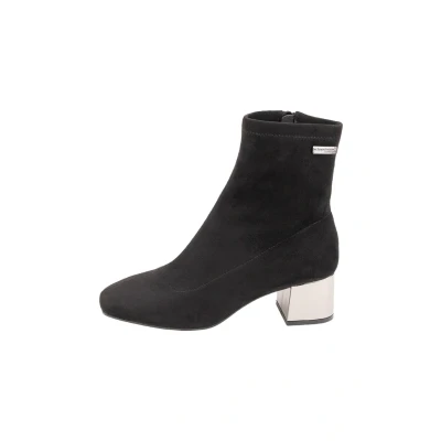 Afbeelding van Les Tropeziennes par M Belarbi Daniela Korte laarzen, Dames, Maat: 37, Dark black Textiel