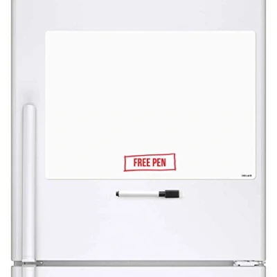 Afbeelding van CKB Whiteboard met Wisser en Marker Magnetisch White board Planner Whitebord A3 Wisbord zonder rand