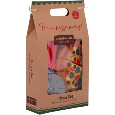 Afbeelding van Johntoy Home and kitchen magische pizza Speelgoedeten en drinken Multicolor Kunststof Puntjes met klittenband