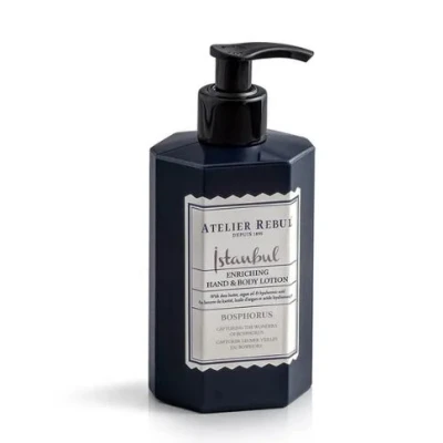 Afbeelding van Istanbul Bosphorus Hand &amp; Body Lotion Atelier Rebul (400ml) Natuurlijk Frisse Aquatische Geur Voor Alle Huidtypes