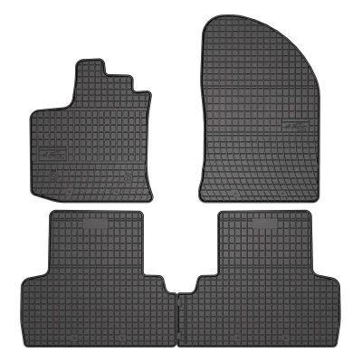 Afbeelding van FROGUM 542629 Vloermatset Rubber voor en achter 4 Zwart Op maat gemaakt DACIA: Lodgy
