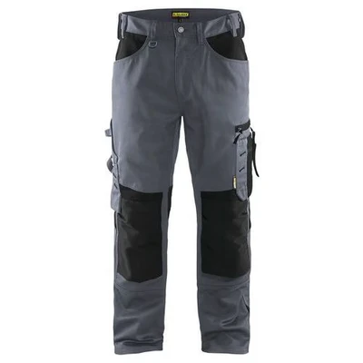 Image de Pantalon artisan sans poche flottante gris/noir
