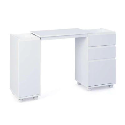 Afbeelding van Bureau Fix Wit 72x66x36.5 cm MDF
