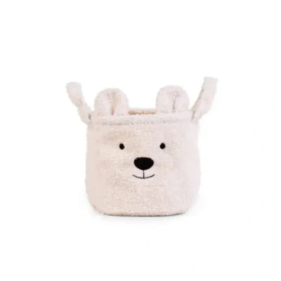 Afbeelding van Childhome Opbergmand Teddy 20cm Offwhite