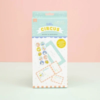 Afbeelding van Violet Studio Little Circus Invitation Kit