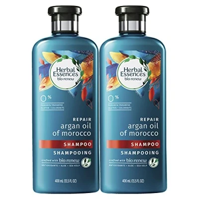 Afbeelding van Herbal Essences, BioRenew Shampoo met Marokkaanse arganolie, 399,2 ml, 2 stuks