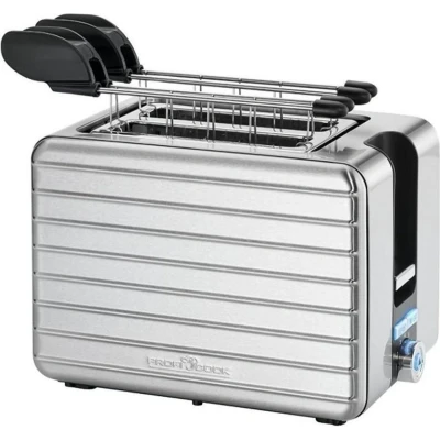 Afbeelding van ProfiCook TAZ 1110 broodrooster met tostiklemmen RVS