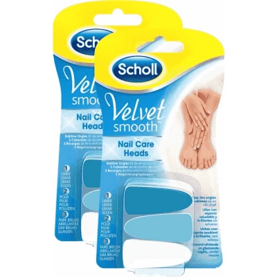 Afbeelding van Scholl Velvet Smooth Elektrisch Nagelvijl Navullingen Voordeelset 2 Stuks