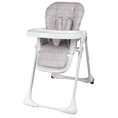 Image de Bambisol Chaise Haute Bébé Evolutive Pliable Roulettes Zen Gris