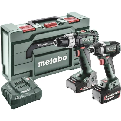 Afbeelding van Metabo BSLBL+SSD200LTBL Accu klopboor/schroefmachine, slagmoersleutel Incl. accu, lader