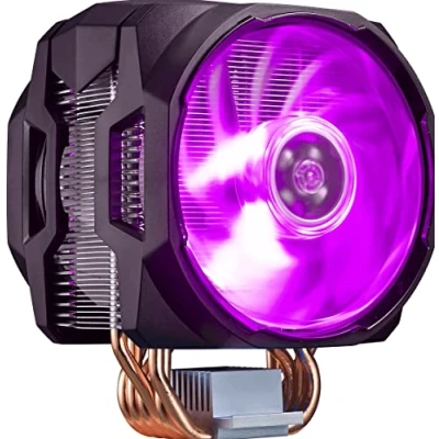 Afbeelding van Cooler Master MasterAir MA610P RGB CPU koeler, 2 MasterFan 120 Air Balance in Push Pull, 6 heatpipes, uitgebreide contactplaat, universele compatibiliteit, controller inbegrepen