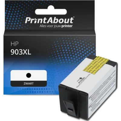 Afbeelding van Huismerk HP 903XL (T6M15AE) Inktcartridge Zwart Hoge capaciteit