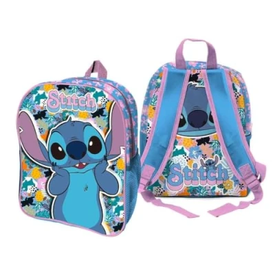 Afbeelding van Disney Lilo &amp; Stitch Peuterrugzak Flowers 3D 31 x 25 10 cm Polyester