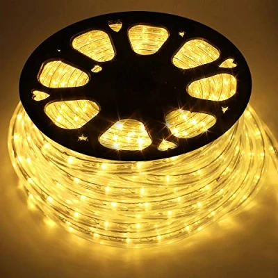 Afbeelding van Forever Speed Led lichtslang voor buiten, 30 m, 1080 leds, waterdicht, decoratie en buitenverlichting, Halloween, tuin, Kerstmis, bruiloft, feest, warmwit
