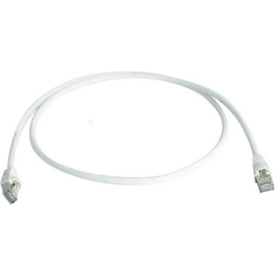 Afbeelding van Telegärtner L00004A0071 RJ45 Netwerkkabel, patchkabel CAT 6A S/FTP 7.50 m Wit Vlambestendig, Snagless, Pair afscherming