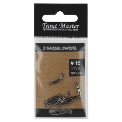 Afbeelding van Spro 3 jointed Rolling Swivel Wartel Zilver