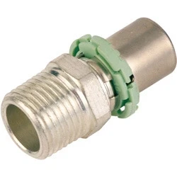 Afbeelding van Comap MultiSkin messing perskoppeling recht 20 x 3/4 (water) pers