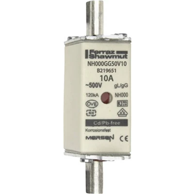 Afbeelding van Mersen 1B631.000000 NH zekering Afmeting : 000 10 A 500 V 1 stuk(s)