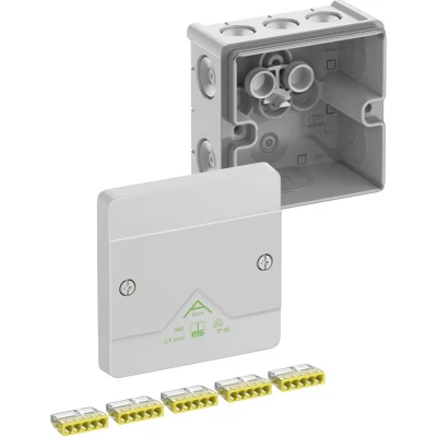 Afbeelding van Spelsberg Abox 040 2,5² Aftakkast (l x b h) 102 57 mm Grijs IP66 1 stuk(s)