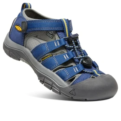 Afbeelding van Keen Newport H2 Youth Unisex Outdoorsandalen voor kinderen, Maat: 36, Blue depths/gargoyle Imitatieleer/ textiel