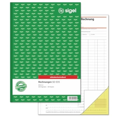 Afbeelding van Sigel Formulier factuur A4 1 stuk