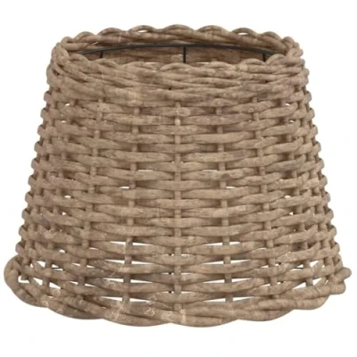 Afbeelding van Lampenkap Ø30x20 cm wicker bruin