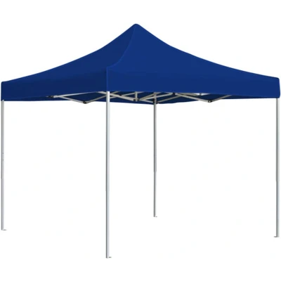 Afbeelding van Partytent professioneel inklapbaar 2x2 m aluminium blauw