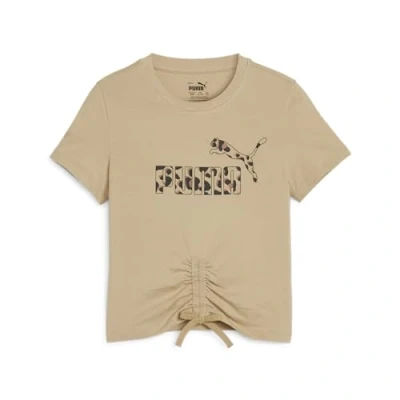 Afbeelding van Puma ESS Animal Knotted Tshirt print voor kinderen, Maat: 176, Prairie tan