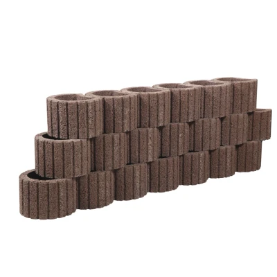 Afbeelding van Cirkelflor Mini Bruin/Rood 30x20x20cm