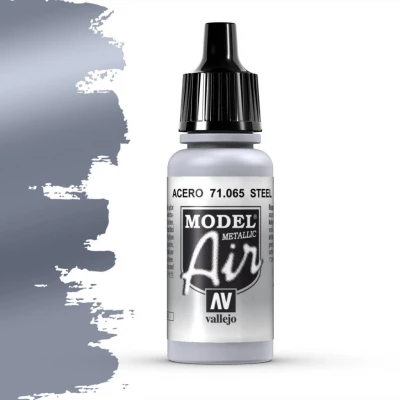 Afbeelding van Model Air Metallic Steel 17ml 71065