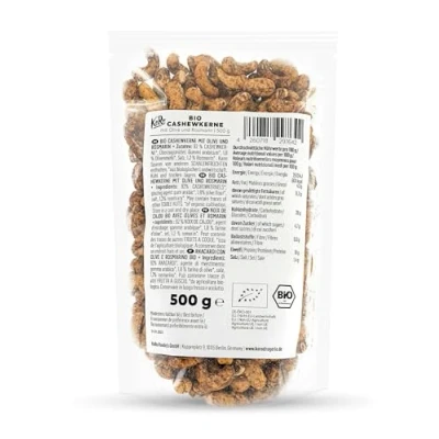 Afbeelding van KoRo Biologische cashewnoten met olijf en rozemarijn 500 g