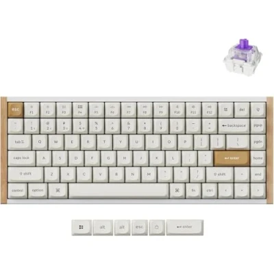 Afbeelding van Keychron Wireless Keyboard K2 HE RGB Nebula Magnetic Switch (white) (K2H Q1), Muis + Toetsenbord Accessoires, Wit