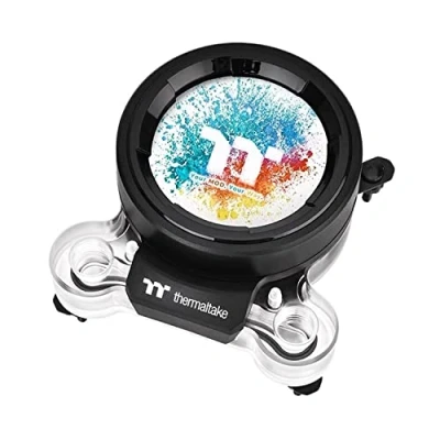 Afbeelding van Thermaltake Pacific MX2 Ultra CPU Waterblock Waterkoeling voor pc koeler 2,1 inch LCD display LGA1700 compatibel temperatuursensor Gif bestanden