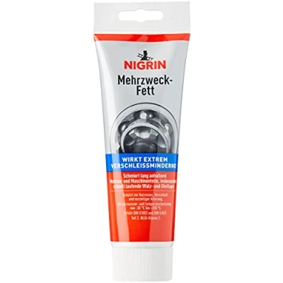 Afbeelding van NIGRIN 250 ml multifunctionele vetbuis, beschermt motoren tegen corrosie en veroudering, bestand hoge temperaturen